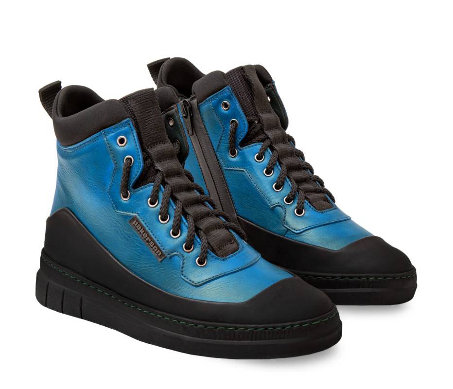 Pakerson STIVALETTO APUANE PELLE AZZURRO CIELO Moda