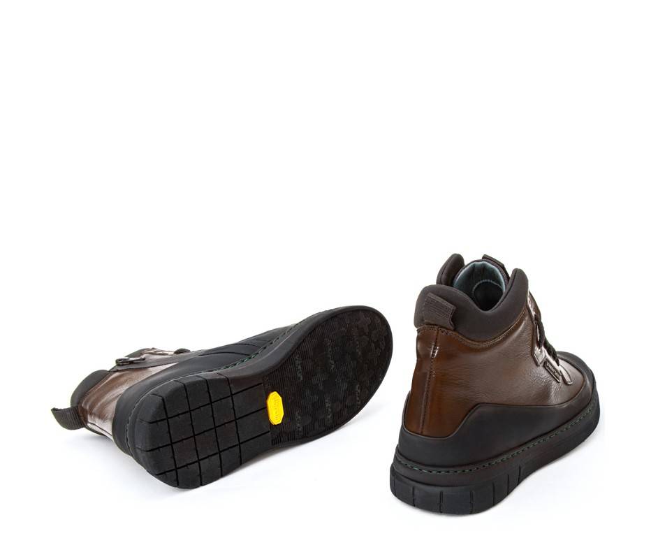 Pakerson STIVALETTO APUANE PELLE CIOCCOLATO Italia