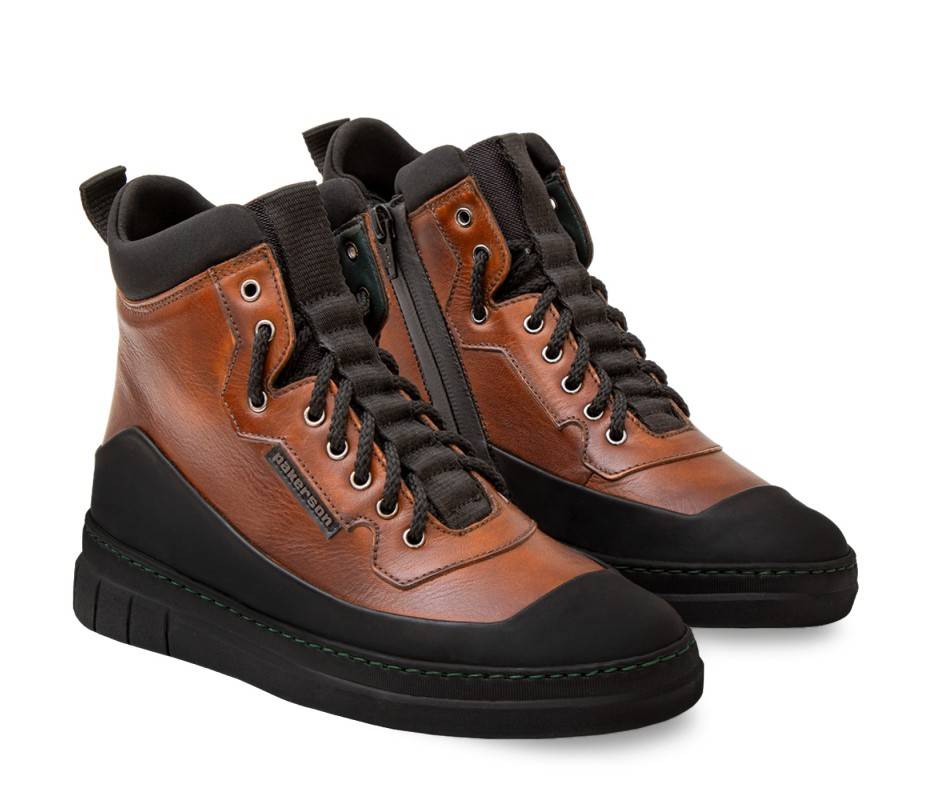 Pakerson STIVALETTO APUANE PELLE MARRONE TAN In Linea