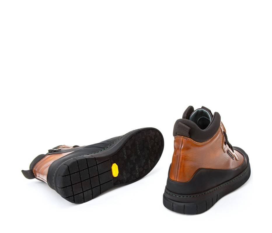 Pakerson STIVALETTO APUANE PELLE MARRONE TAN In Linea