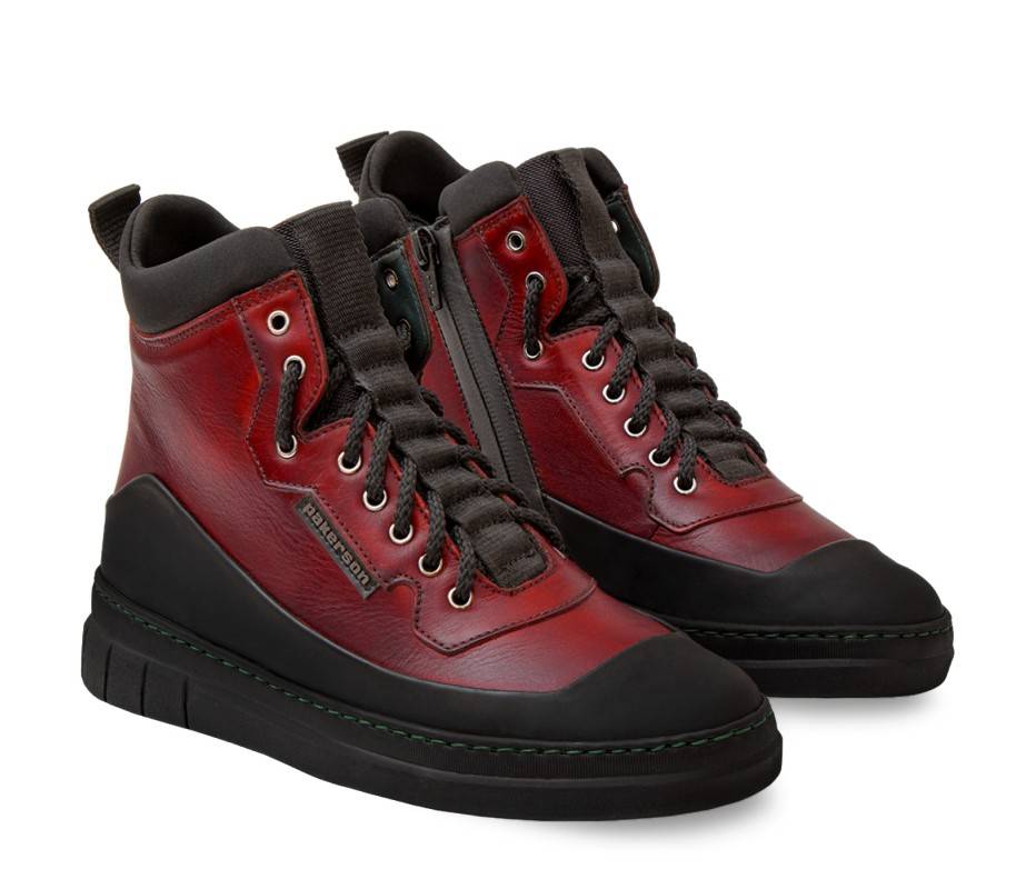 Pakerson STIVALETTO APUANE PELLE ROSSO BORDEAUX Acquista Ora