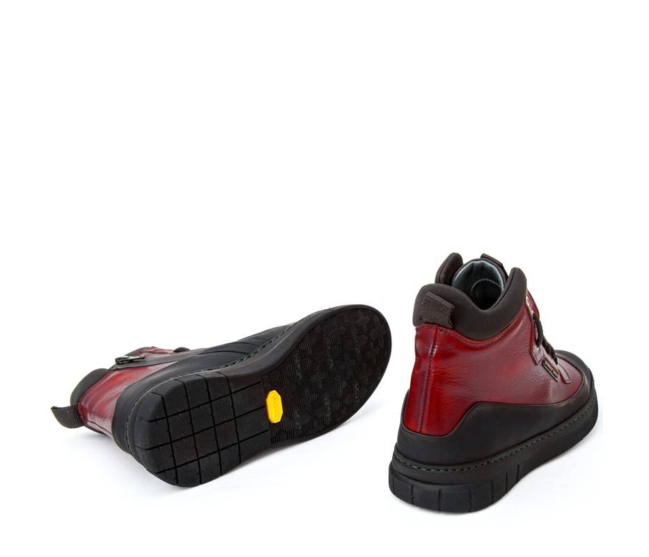 Pakerson STIVALETTO APUANE PELLE ROSSO BORDEAUX Acquista Ora