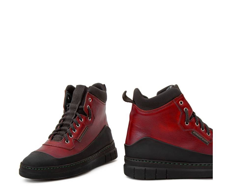 Pakerson STIVALETTO APUANE PELLE ROSSO BORDEAUX Acquista Ora