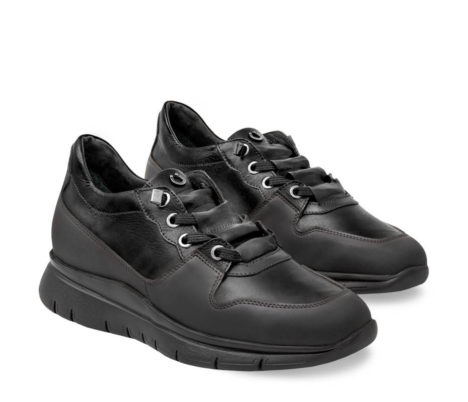Pakerson SNEAKER AMIATA PELLE NERA Consegna Veloce