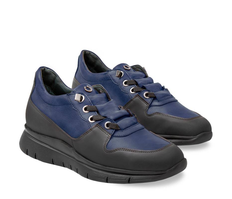 Pakerson SNEAKER AMIATA PELLE BLU NAVY Fino Al -60%