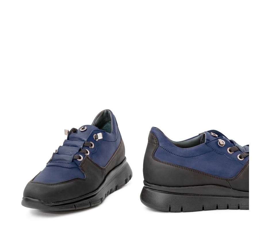 Pakerson SNEAKER AMIATA PELLE BLU NAVY Fino Al -60%