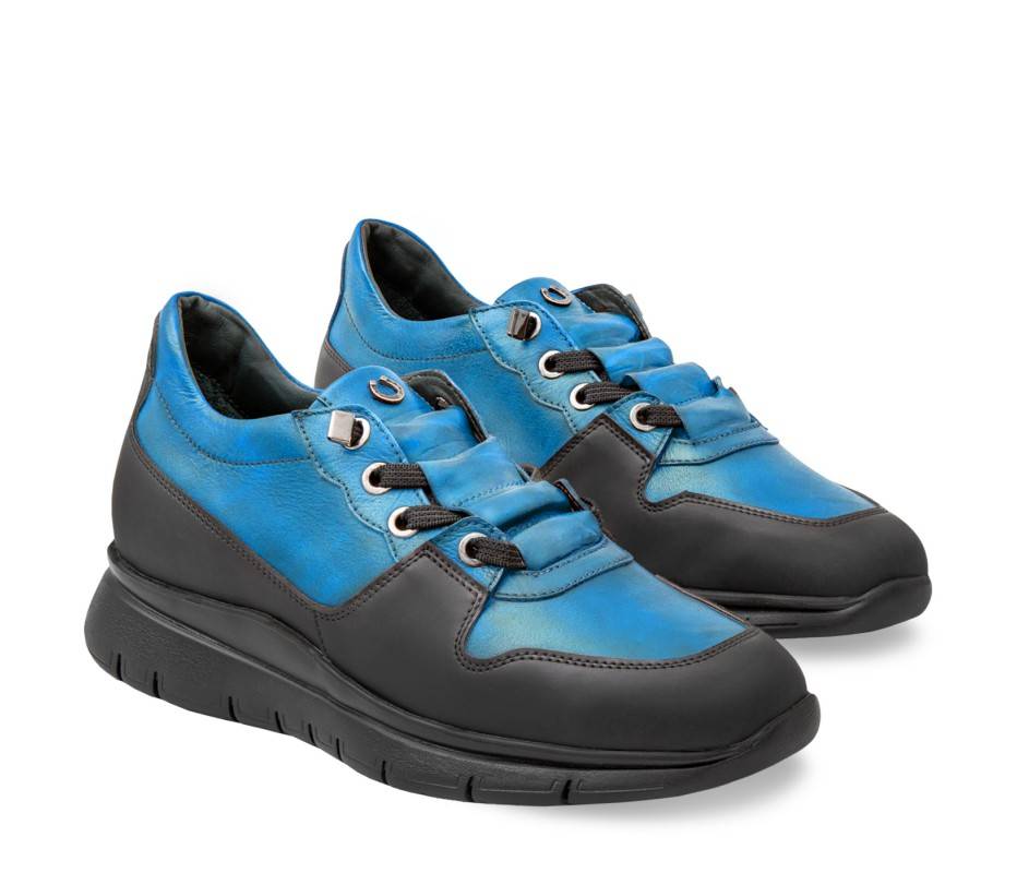 Pakerson SNEAKER AMIATA PELLE AZZURRO CIELO Shopping Online