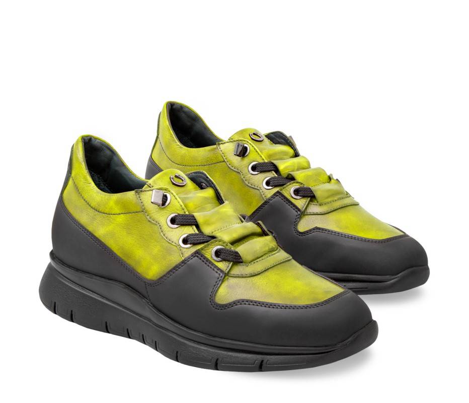 Pakerson SNEAKER AMIATA PELLE VERDE PISTACCHIO Affare Del Giorno