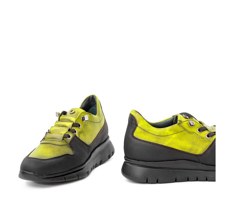 Pakerson SNEAKER AMIATA PELLE VERDE PISTACCHIO Affare Del Giorno