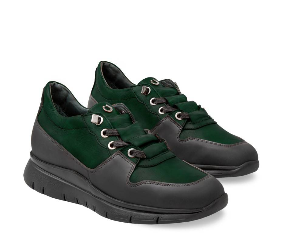 Pakerson SNEAKER AMIATA PELLE VERDE INTENSO Prezzo Ridotto