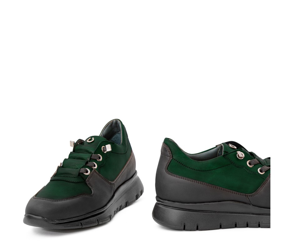 Pakerson SNEAKER AMIATA PELLE VERDE INTENSO Prezzo Ridotto