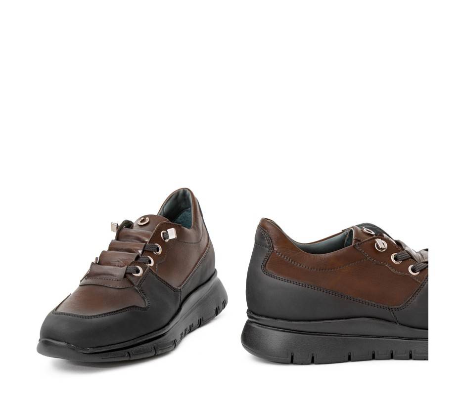 Pakerson SNEAKER AMIATA PELLE CIOCCOLATO Sottocosto