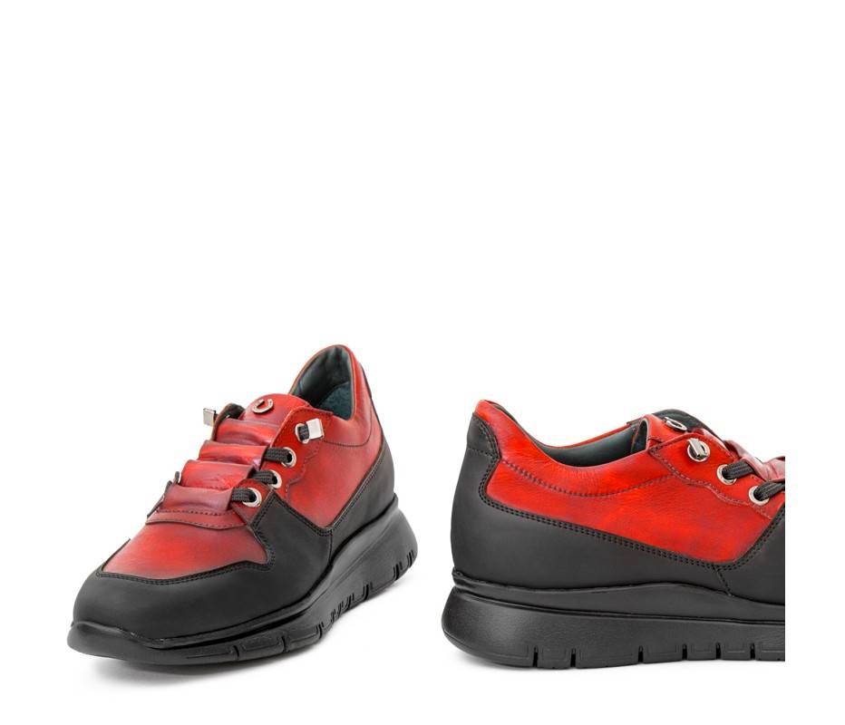 Pakerson SNEAKER AMIATA PELLE ROSSA Economico