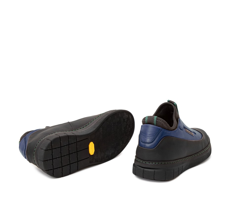 Pakerson SCARPA ABETONE PELLE BLU NAVY Saldi