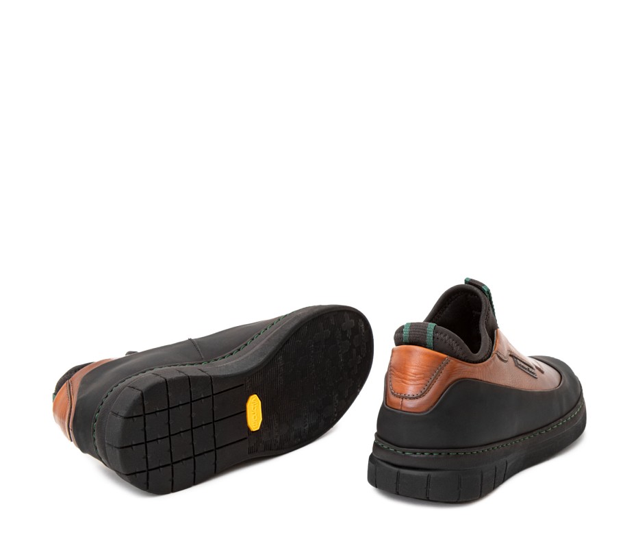 Pakerson SCARPA ABETONE PELLE MARRONE TAN Saldi Di Fabbrica