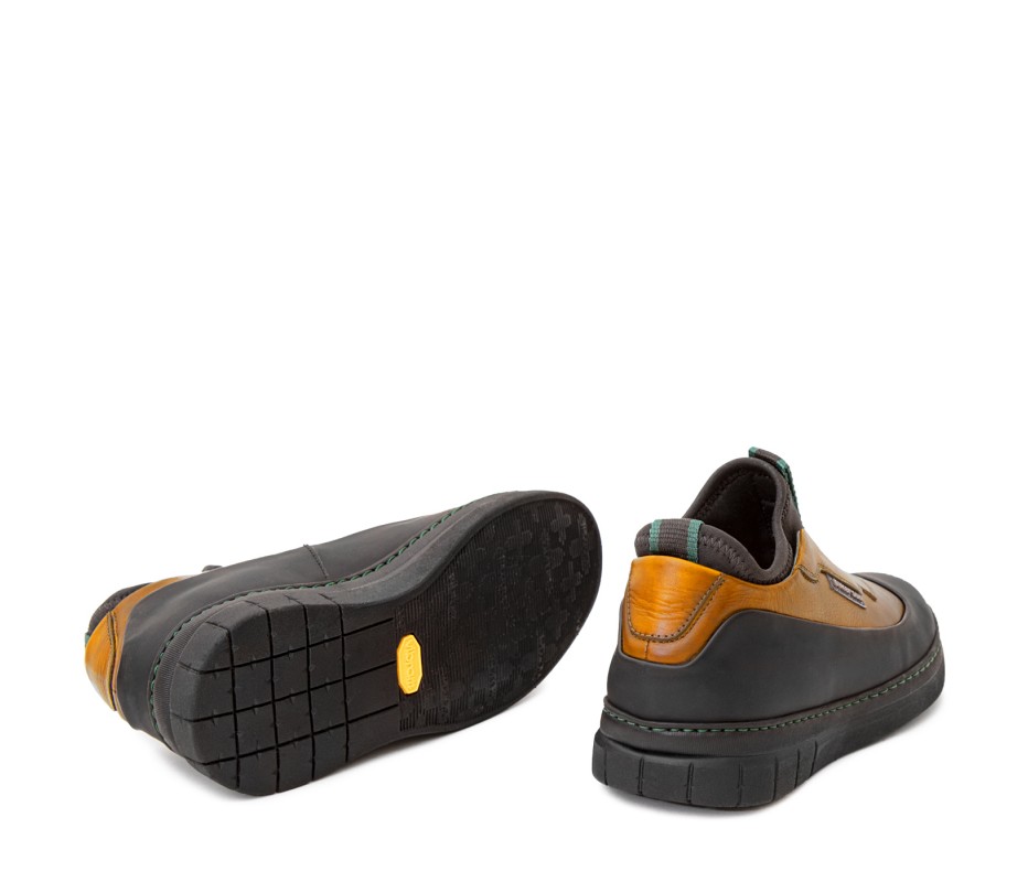 Pakerson SCARPA ABETONE PELLE GIALLO SENAPE I Più Venduti
