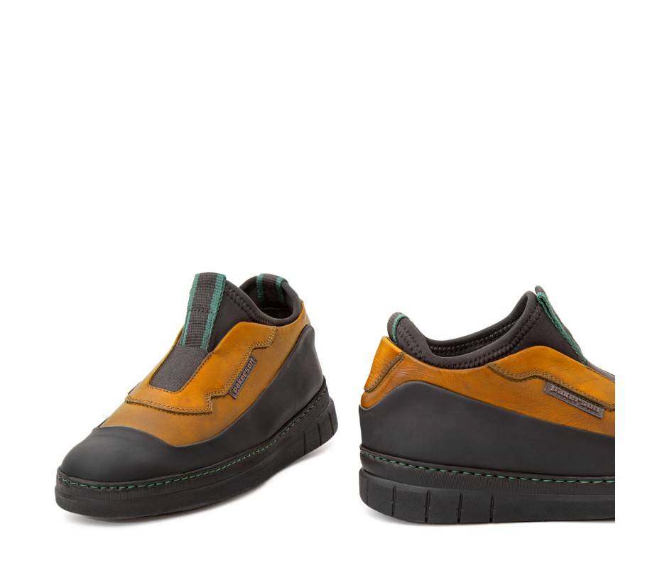 Pakerson SCARPA ABETONE PELLE GIALLO SENAPE I Più Venduti
