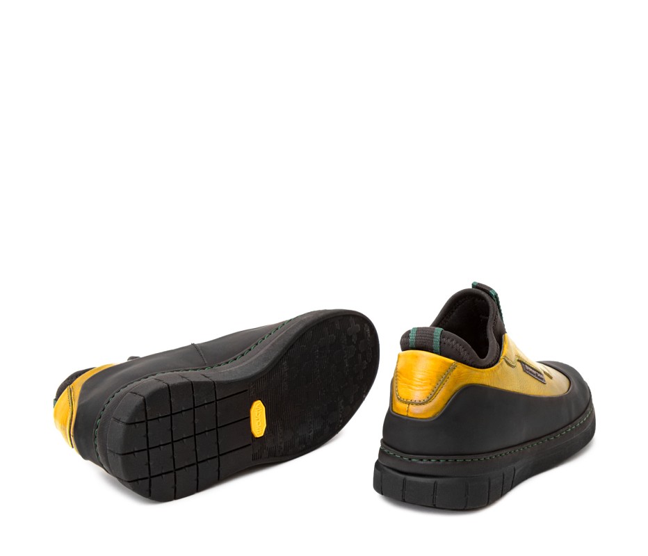 Pakerson SCARPA ABETONE PELLE GIALLA Vendite Flash