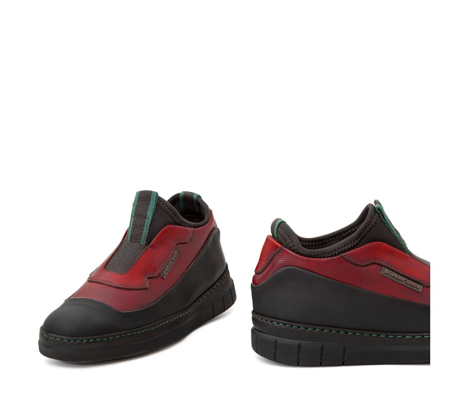 Pakerson SCARPA ABETONE PELLE ROSSO BORDEAUX Moda
