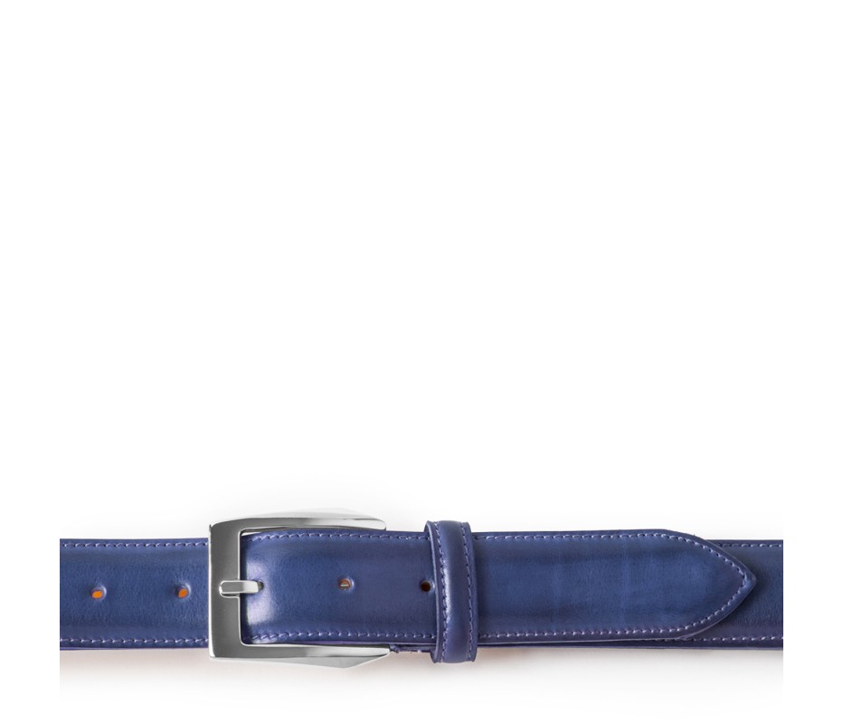 Pakerson FIBBIA CALCI PELLE BLU NAVY Esporta salva