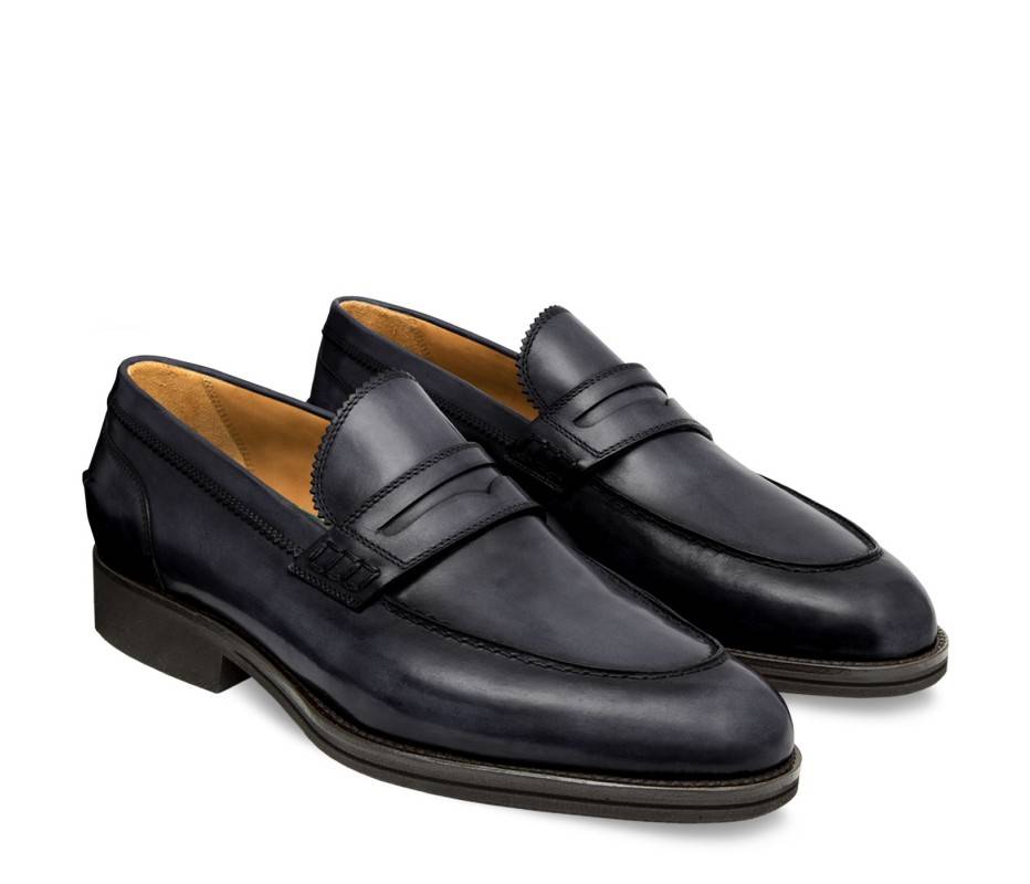 Pakerson MOCASSINO LUCCA PELLE GRIGIO STONE Spedizione Gratuita