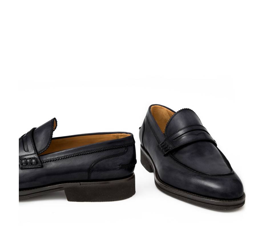 Pakerson MOCASSINO LUCCA PELLE GRIGIO STONE Spedizione Gratuita