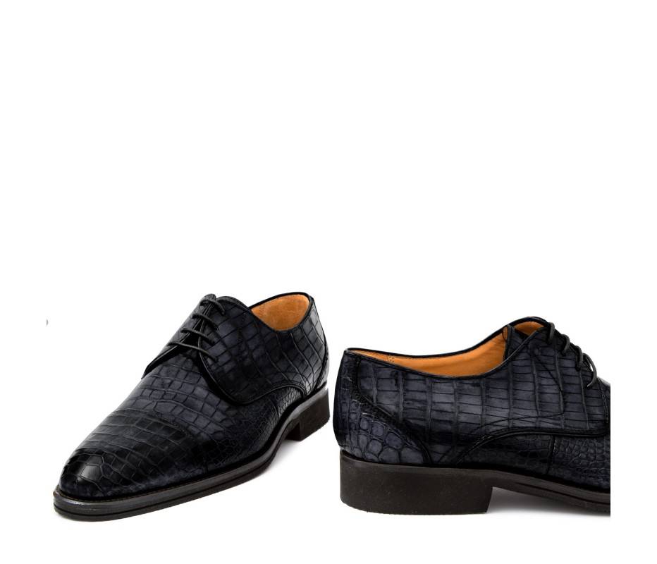 Pakerson DERBY FIRENZE ALLIGATORE GRIGIO STONE Qualità Garantita