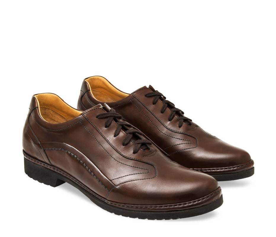 Pakerson DERBY PIENZA PELLE CIOCCOLATO Convenienza