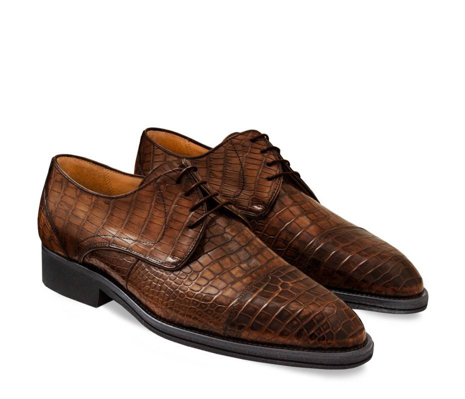 Pakerson DERBY FIRENZE ALLIGATORE MARRONE TIMBER Sconto