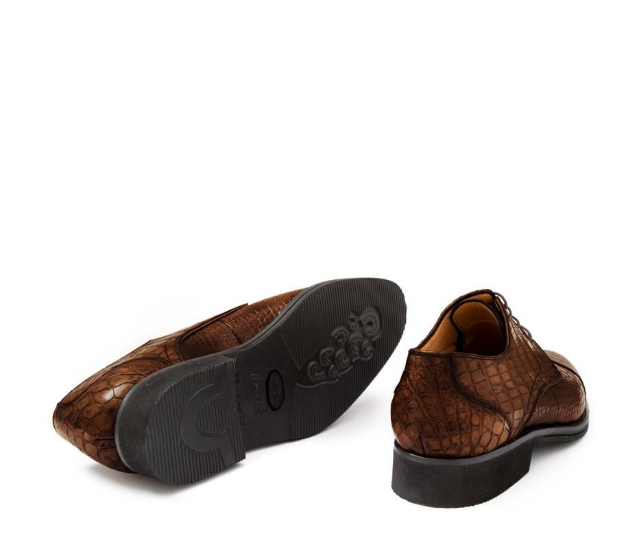 Pakerson DERBY FIRENZE ALLIGATORE MARRONE TIMBER Sconto