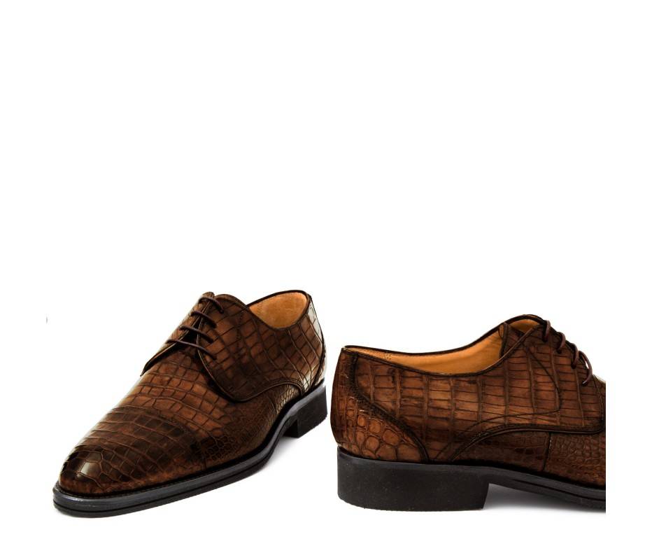 Pakerson DERBY FIRENZE ALLIGATORE MARRONE TIMBER Sconto