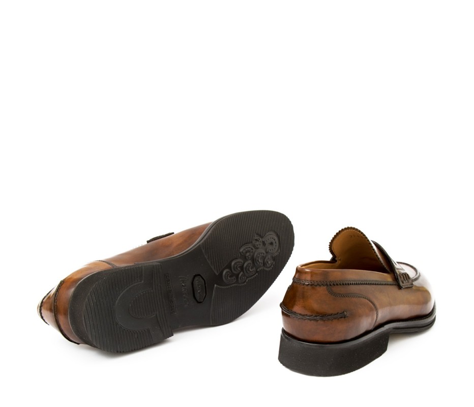 Pakerson MOCASSINO LUCCA PELLE MARRONE TIMBER Offerta