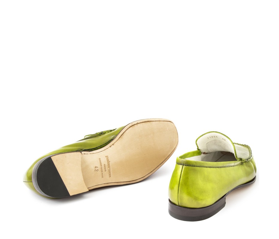 Pakerson MOCASSINO CERRETO PELLE VERDE PISTACCHIO 2025