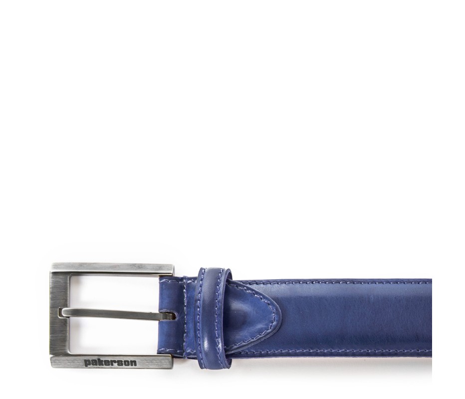 Pakerson FIBBIA VOLTERRA PELLE BLU NAVY Promozione
