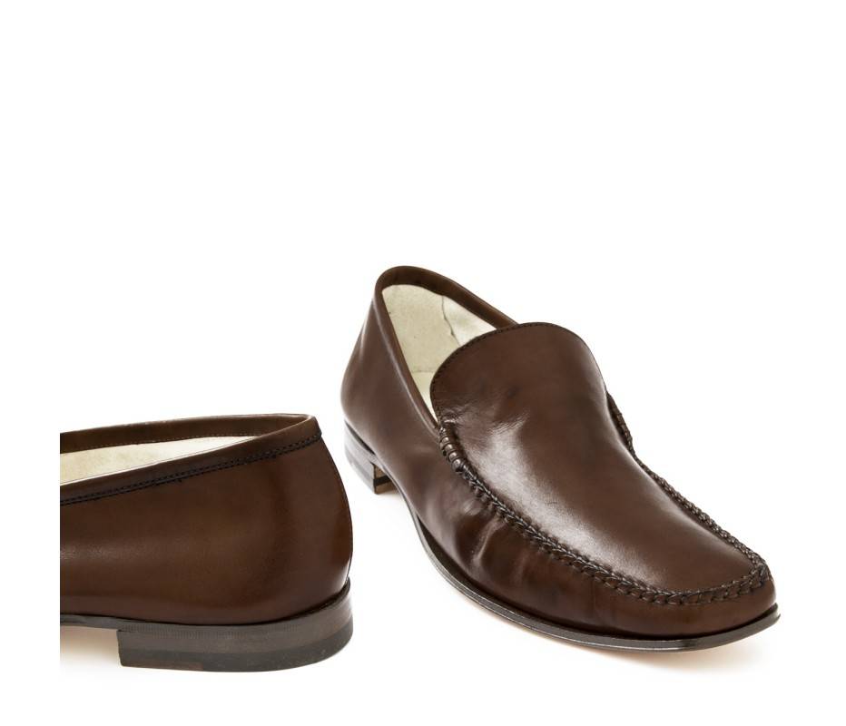 Pakerson MOCASSINO CERRETO PELLE CIOCCOLATO Fino Al -60%
