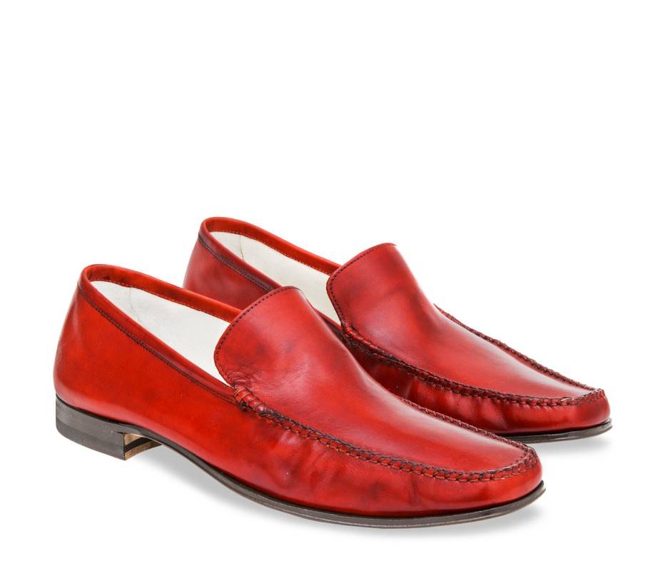 Pakerson MOCASSINO CERRETO PELLE ROSSA Offerta