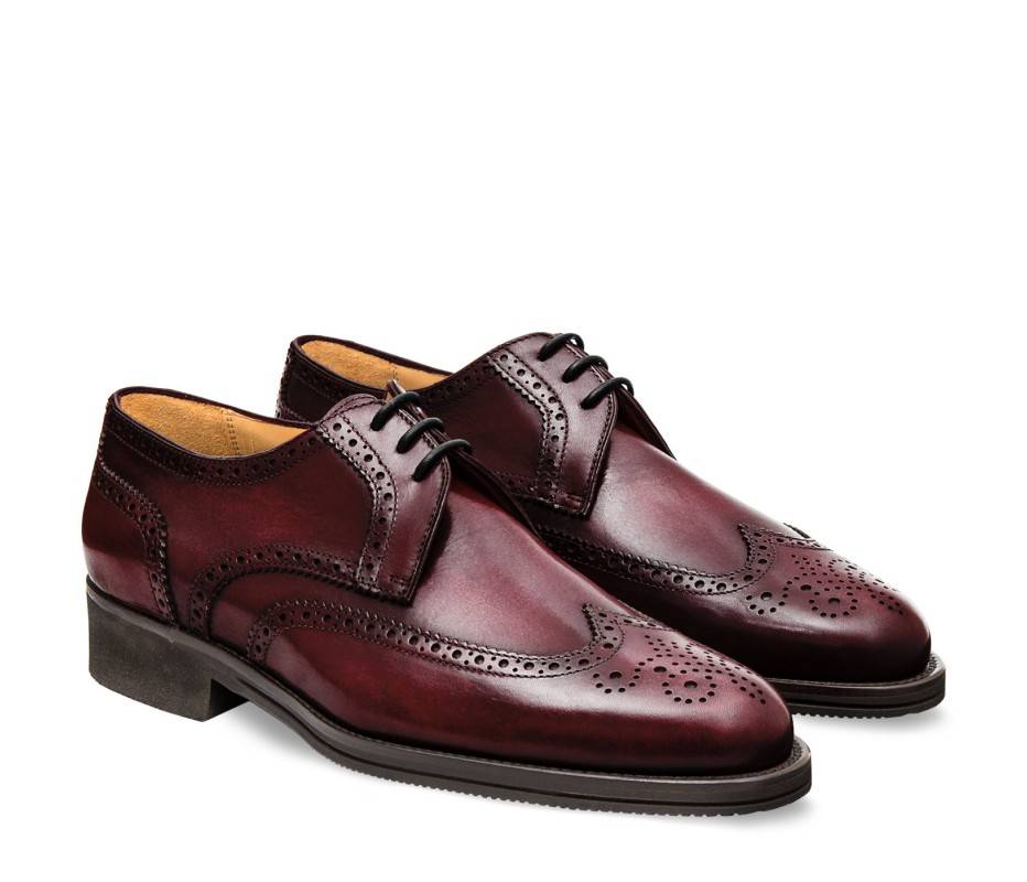 Pakerson DERBY PISA PELLE BORDEAUX VINO Grandi sconti