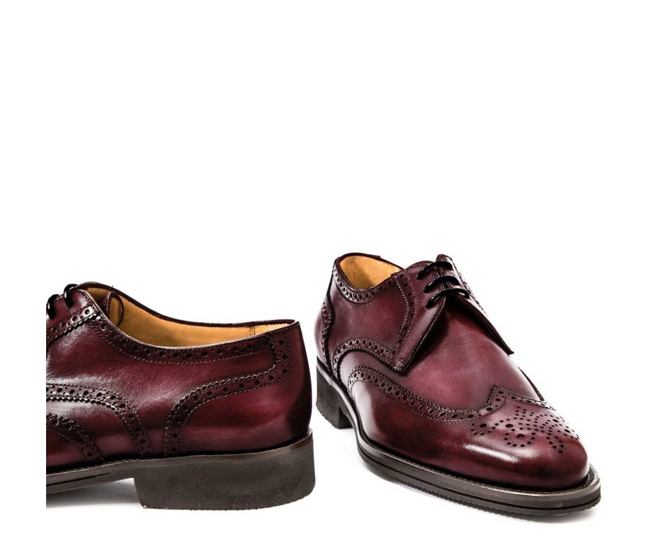Pakerson DERBY PISA PELLE BORDEAUX VINO Grandi sconti