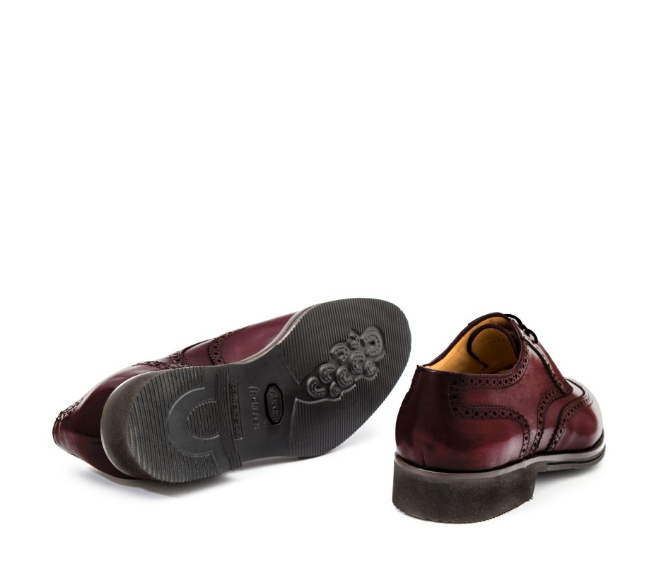 Pakerson DERBY PISA PELLE BORDEAUX VINO Grandi sconti