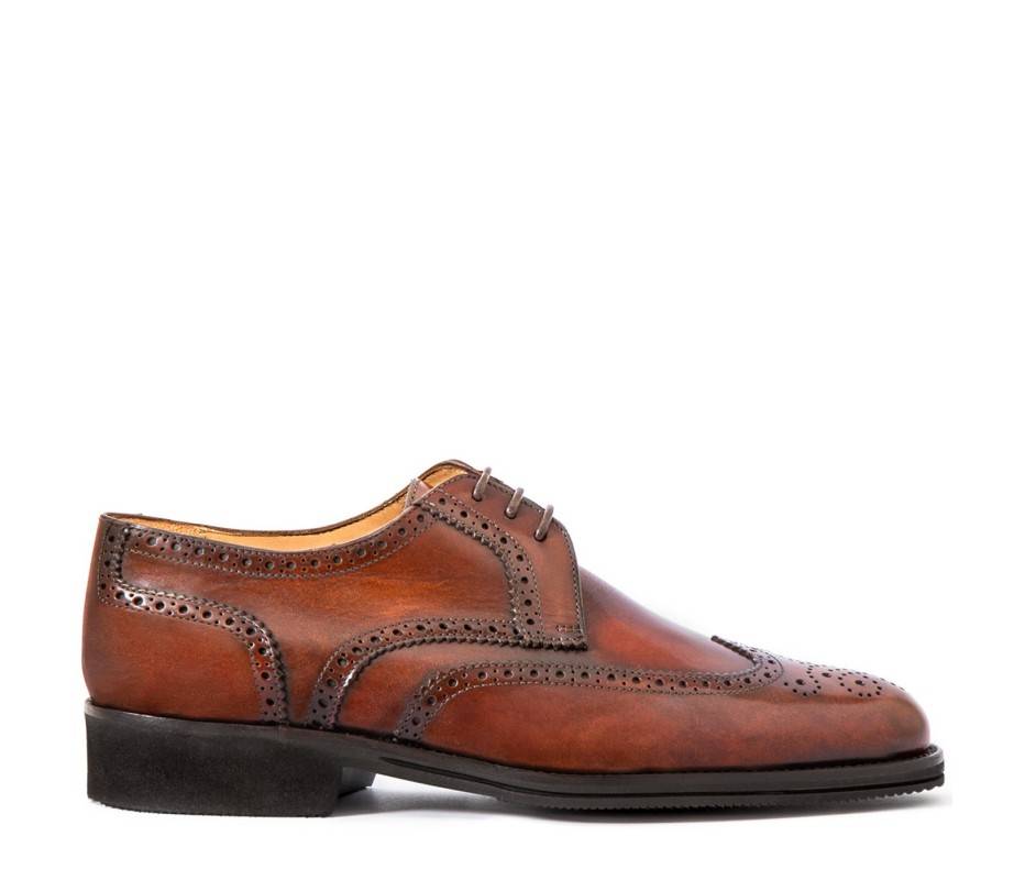 Pakerson DERBY PISA PELLE MARRONE WOOD In Linea
