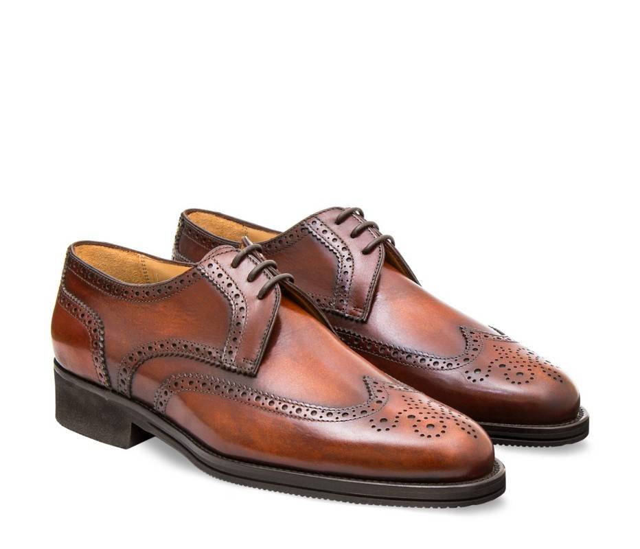 Pakerson DERBY PISA PELLE MARRONE WOOD In Linea