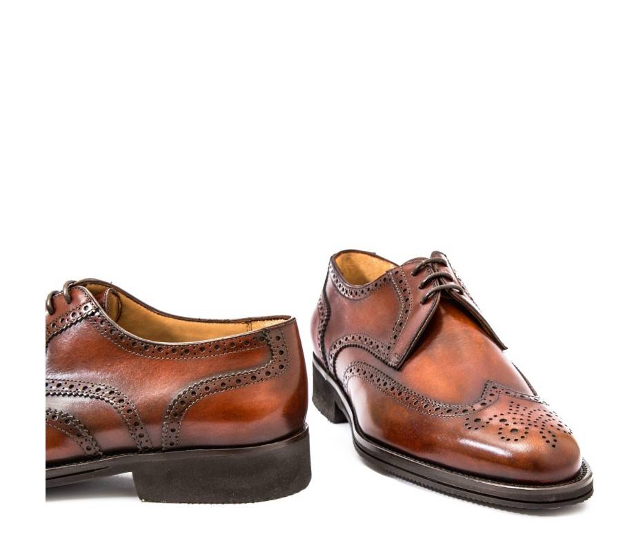 Pakerson DERBY PISA PELLE MARRONE WOOD In Linea