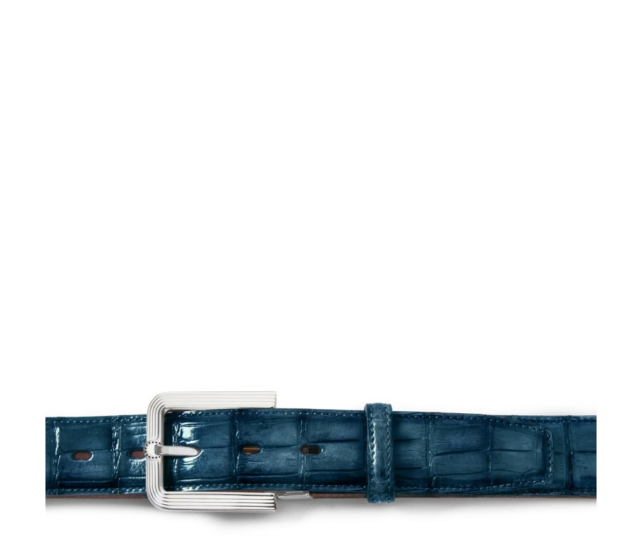 Pakerson FIBBIA FIESOLE ALLIGATORE AZZURRO BAY Fino al 50% di sconto