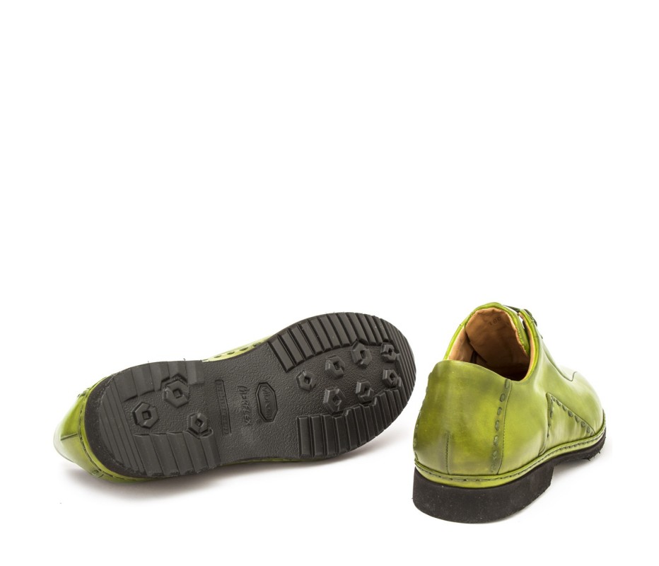 Pakerson DERBY BOLGHERI PELLE VERDE PISTACCHIO Prezzo Ridotto