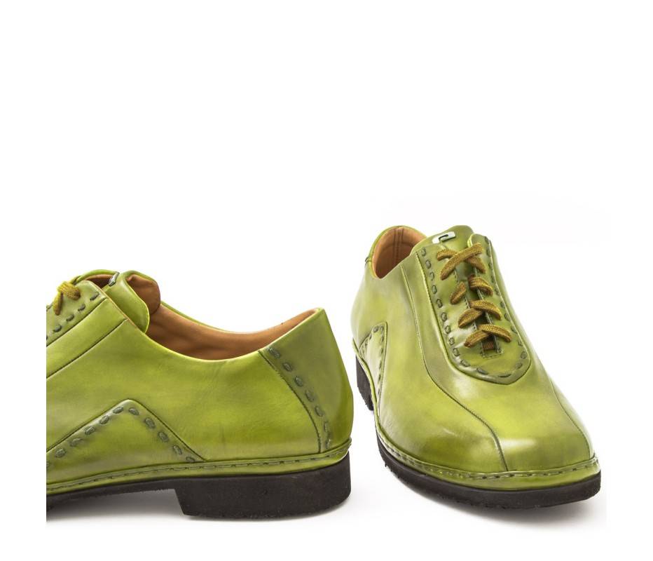 Pakerson DERBY BOLGHERI PELLE VERDE PISTACCHIO Prezzo Ridotto