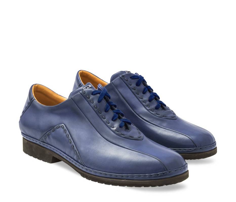 Pakerson DERBY BOLGHERI PELLE BLU NAVY Offerta