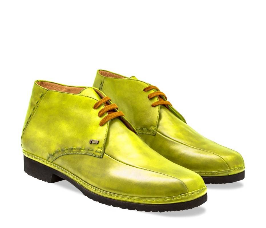 Pakerson POLACCHINO GREVE PELLE VERDE PISTACCHIO In Linea