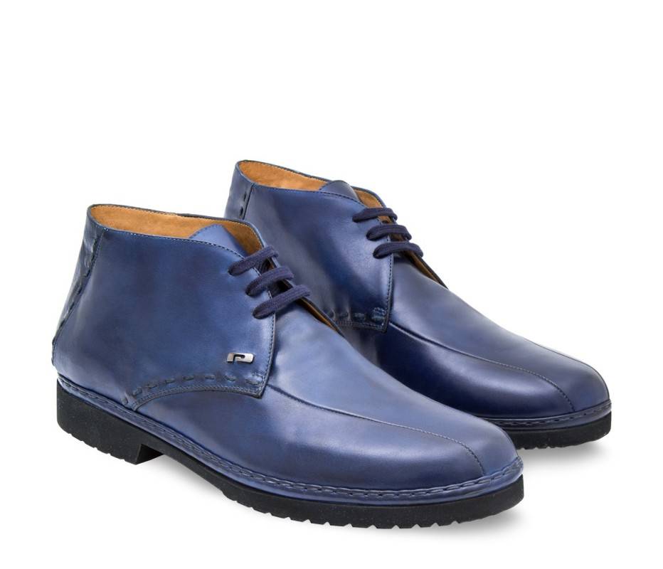 Pakerson POLACCHINO GREVE PELLE BLU NAVY Promozione