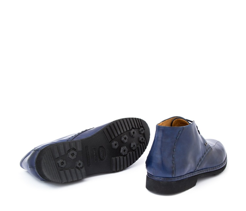 Pakerson POLACCHINO GREVE PELLE BLU NAVY Promozione