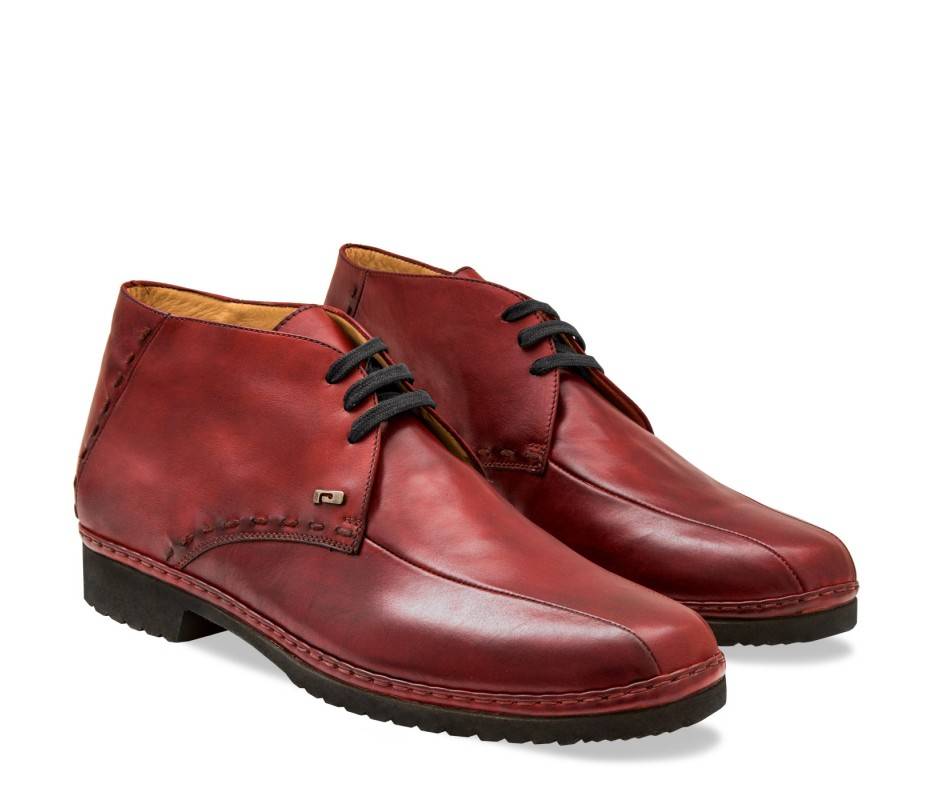 Pakerson POLACCHINO GREVE PELLE ROSSO BORDEAUX Shopping Online